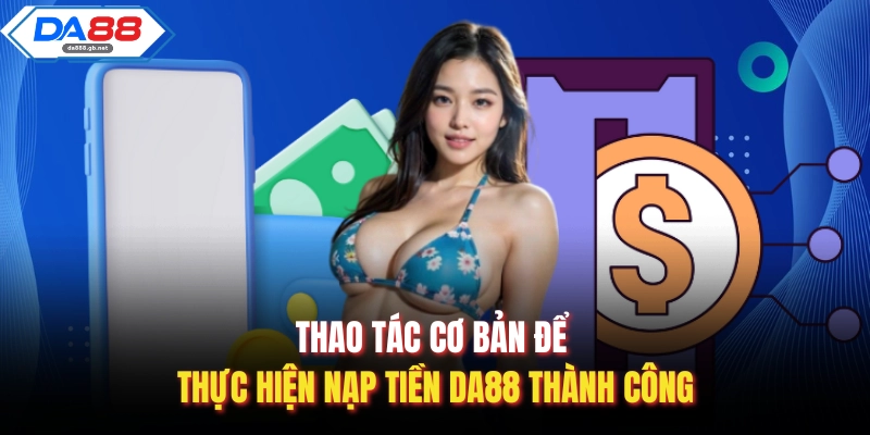 Thao tác cơ bản để thực hiện nạp tiền Da88 thành công